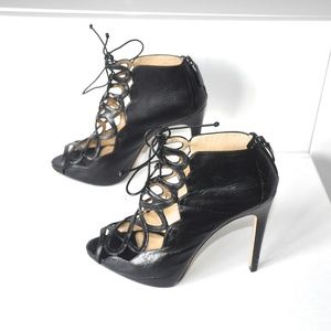 Alexandre Birman  Leather Stiletto Boots Booties